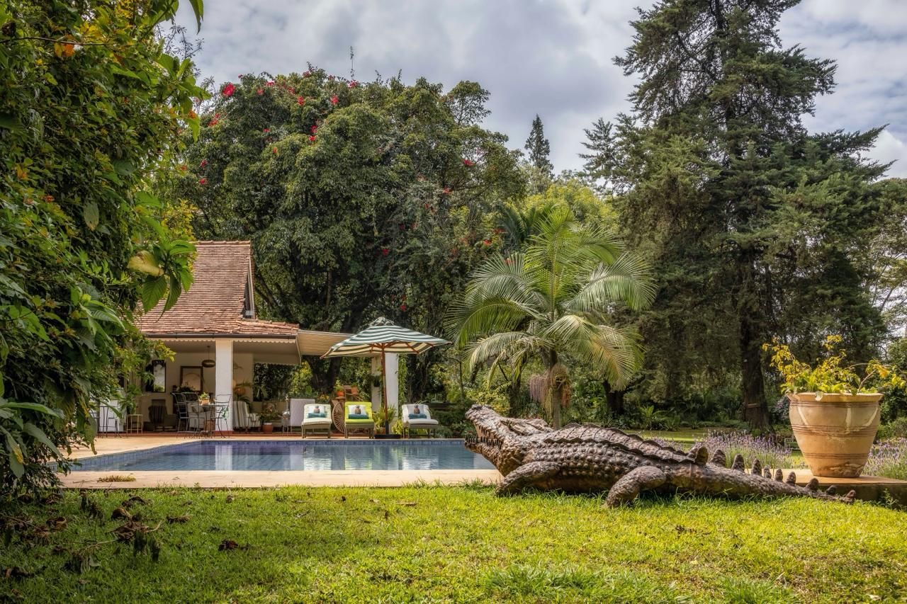 The pool and terrace